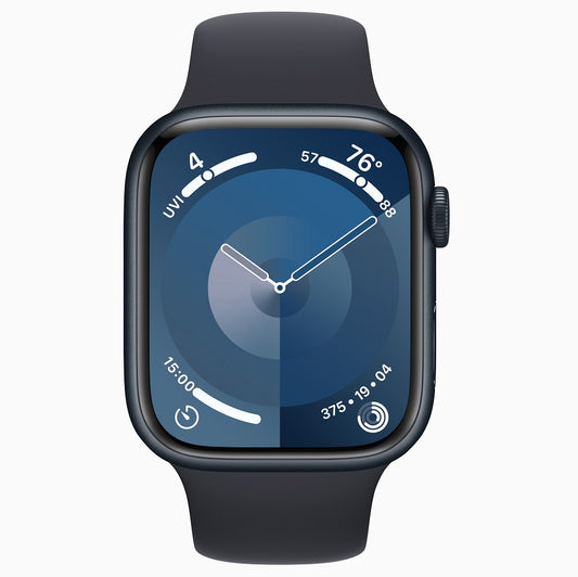 Apple Apple Watch Series 9 GPS 45mm Midnight Aluminum Case with Midnight Sport Band - M/L